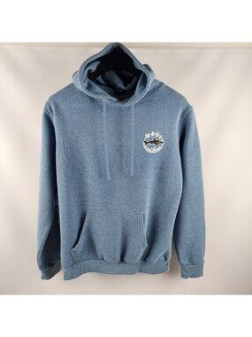 Maui and Sons Hoodie Men Blue Large Back Graphic Pullover